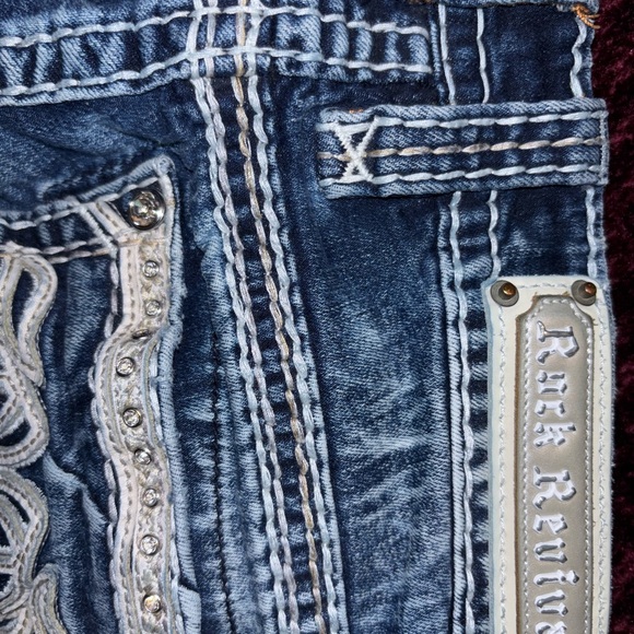 #111 True Religion Light Blue Denim Jeans - Picture 11 of 14